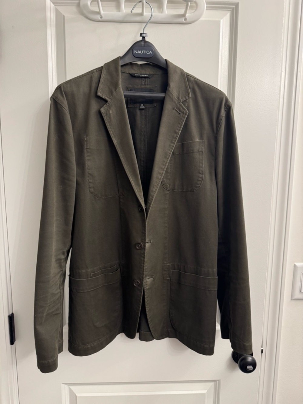 Banana Republic - Army green Cotton sport coat
